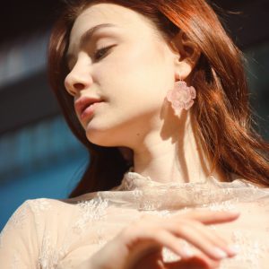 Серьги «Пионы»