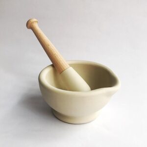 Porcelain Mortar and Pestle Набор
