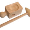 Wooden Block and Hammer (4 sided)