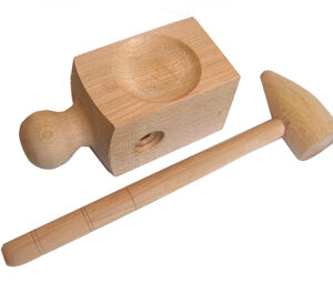 Wooden Block and Hammer (4 sided)
