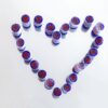 Миллефиори Непрозрачный Hearts 4-5 мм