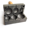 Straight sided lentil press