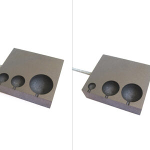 Графитовый Mold with 6 holes 4.8X7.4X2 см — категория Графитовые инструменты