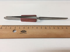 Пинцет с обратным захватом F-016D, 16,5 см
